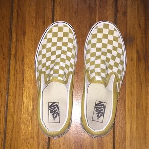 checkered Vans